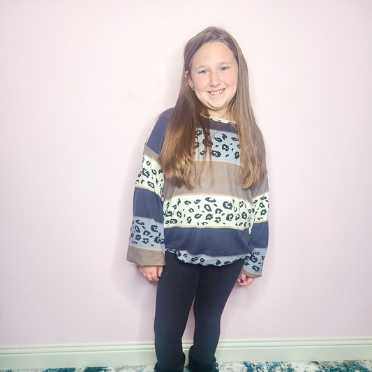 Leopard Balloon Sleeves Kids